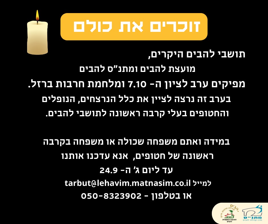 הפקת ערב לציון 7.10 ומלחמת חרבות ברזל