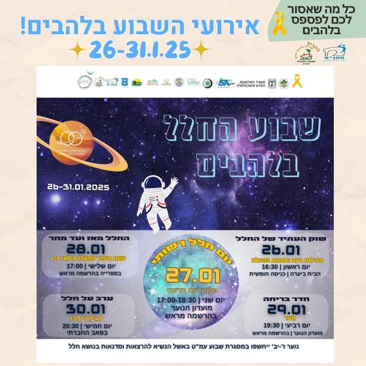 אירועי השבוע בלהבים 26-31.1.2025