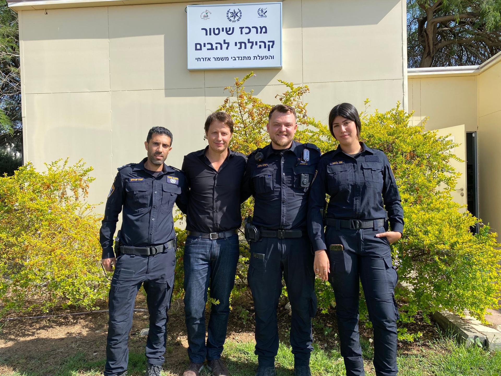 נקודת השיטור החדשה בלהבים יוצאת לדרך